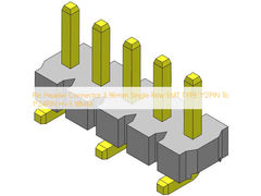 Singolo TIPO 1 *2 PIN To 1*24PIN H=3.18MM di SMT di fila di Pin Header Connector 3.96mm