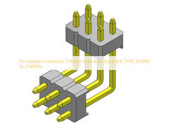 TIPO R/A della pila doppia di fila di Pin Header Connector 2.00mm - 2 *2 PIN To 2*40PIN