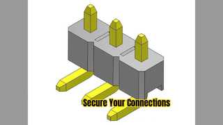 Right Angle Pin Header Connector 2.54mm