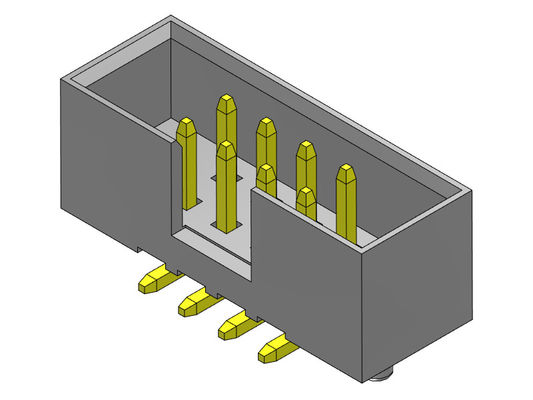 tipo doppio di SMT di fila dell'intestazione 2AMP della scatola di 2*8-2*25Pin 2mm con i pioli