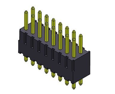 TIPO della IMMERSIONE doppio di fila di Pin Header Connector 2.54mm - 2 *2 PIN To 2*40PIN H=7.40MM