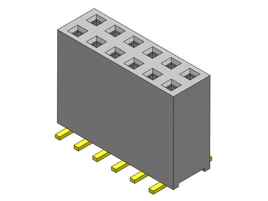 TIPO di SMT doppio femminile di fila del connettore 2.54mm dell'intestazione - 2 *2 PIN To 2*40PIN H=11.00mm