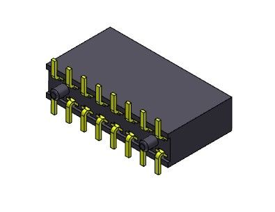 TIPO di SMT doppio femminile di fila del connettore 2.54mm dell'intestazione - 2 *2 PIN To 2*40PIN H=11.00mm