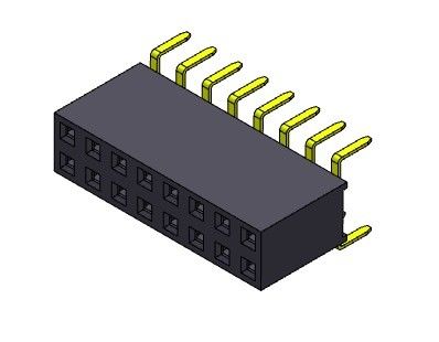 entrata doppia Pin Female Header Connector 2*2 PIN To 2*40PIN di fila doppia di 2.54mm