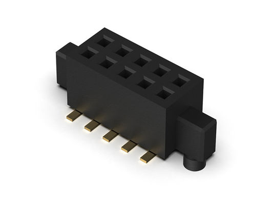 Il connettore femminile 1.27mm dell'intestazione si raddoppia fila con l'urto &amp; caviglia il tipo di SMT - 2 *4 PIN To 2*50PIN H=4.40mm