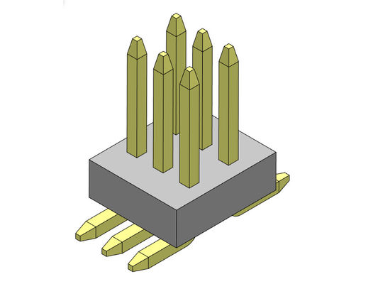 Fila doppia del passo 0.8*1.2mm 2*3 PIN To 2*50 PIN Pin Female Header Connector 0.8mm