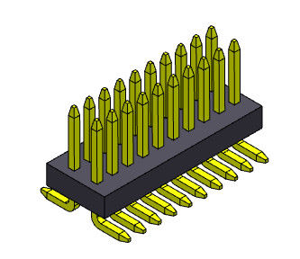 Fila doppia del passo 0.8*1.2mm 2*3 PIN To 2*50 PIN Pin Female Header Connector 0.8mm