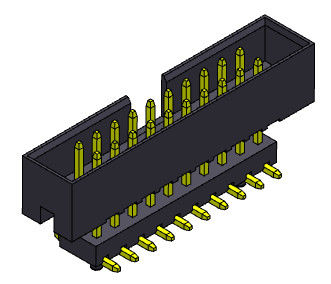 connettore 2*4-2*25 Pin Nylon 6T 2AMP dell'intestazione della scatola della immersione di SMT elevato 2.00mm