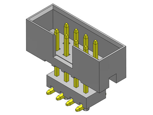 connettore 2*4-2*25 Pin Nylon 6T 2AMP dell'intestazione della scatola della immersione di SMT elevato 2.00mm