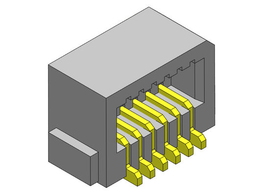 Bordo laterale di SMT dell'entrata per imbarcarsi sul passo 0.80mm 10-60Pin UL94V0 PA69T del connettore
