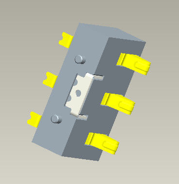 Batteria 3 Pin Connector di SMT del passo della connessione della batteria 5.0mm di Soyoung
