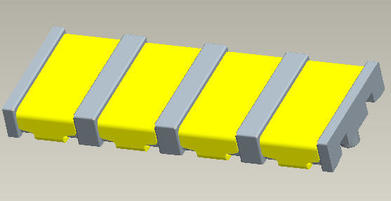 Tipo terminale di SMT dei connettori della batteria di 5.0AMP 4.25mm - PIN 2 - 6