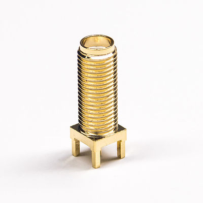 50Ω il fermaglio del cavo coassiale di doratura SMA immerge il tipo la L 20mm