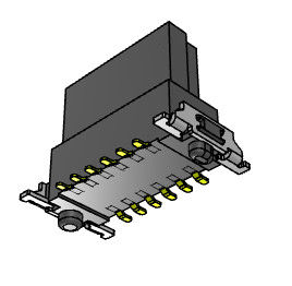 bordo di 1.27mm per imbarcarsi sul tipo di galleggiamento verticale 180 di SMT dei connettori